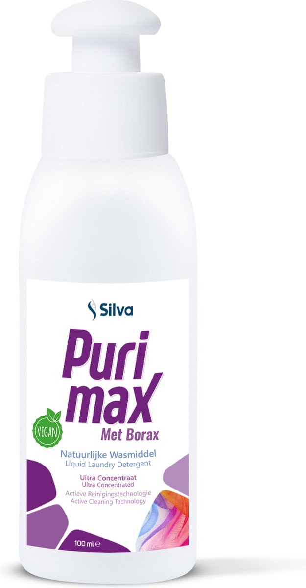Silva - Purimax - Natuurlijke Wasmiddel - 100 ml - Concentraat - Vegan